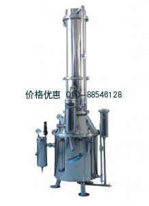 不锈钢塔式蒸汽重蒸馏水器TZ200
