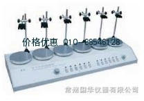多头磁力加热搅拌器HJ-6另：数显控温2560元