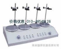 多头恒温磁力搅拌器HJ-4另：数显控温1800元