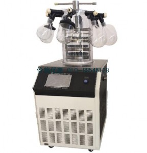 立式冷冻干燥机Scientz-18N（三层托盘，手动压盖，多歧管）